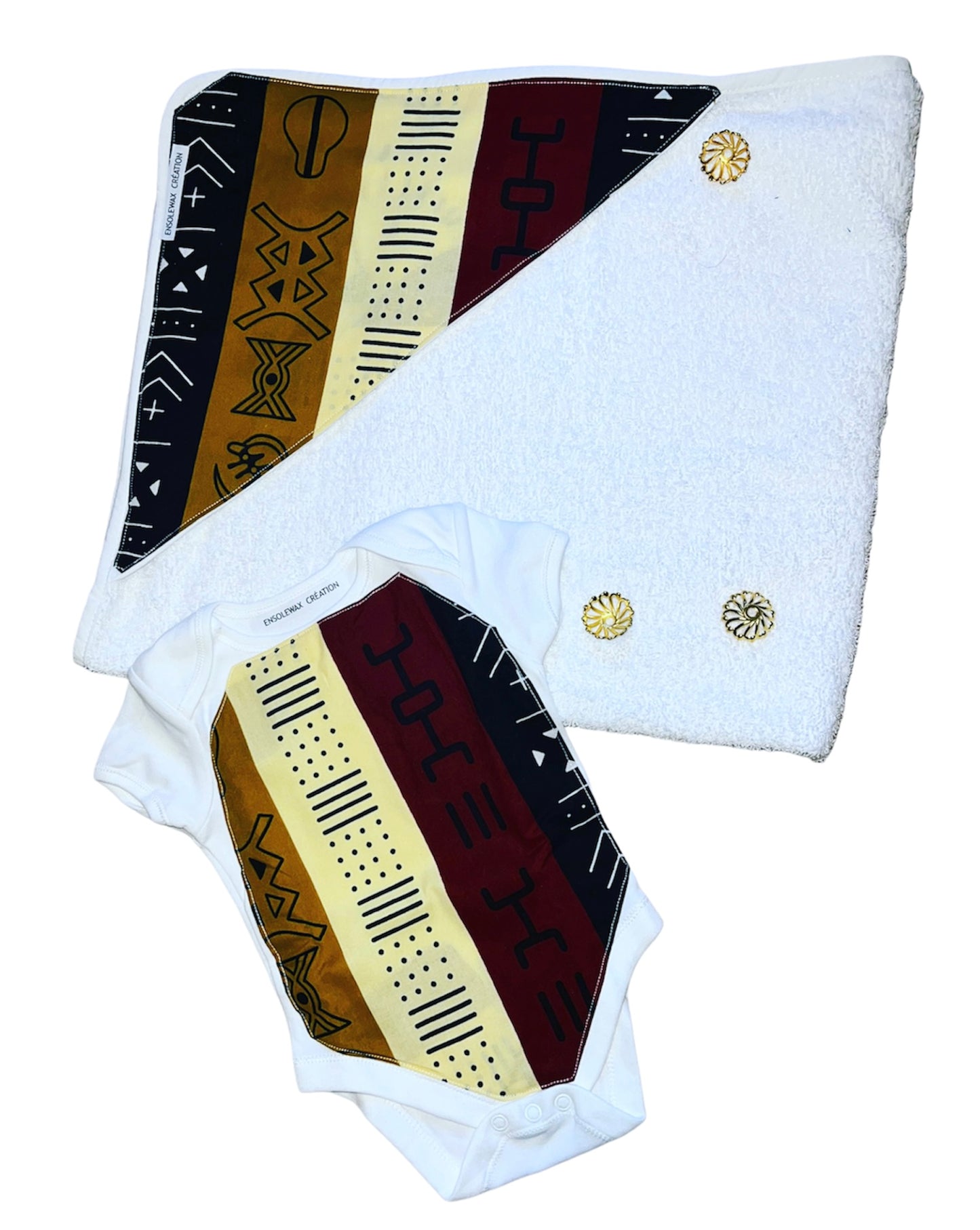 Ensemble SORTI DE BAIN BEBE  EN WAX