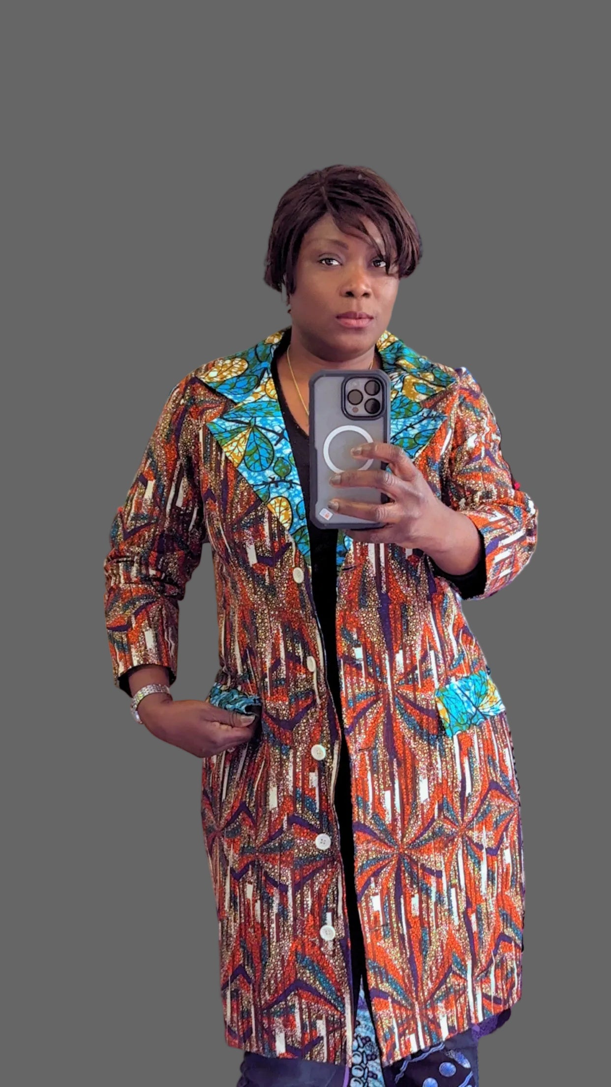 VESTE  EN WAX